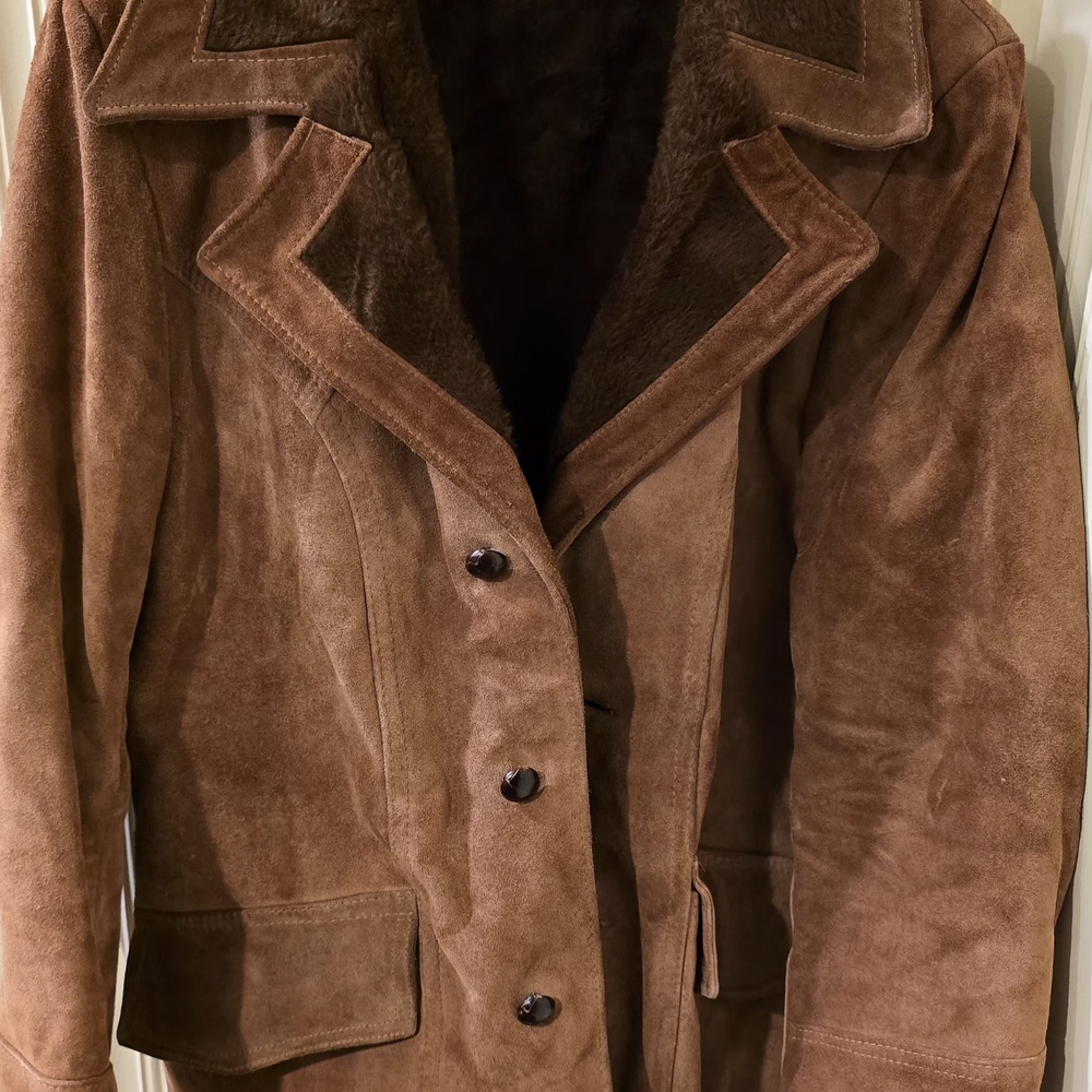 Men's Brown Suede Jacket